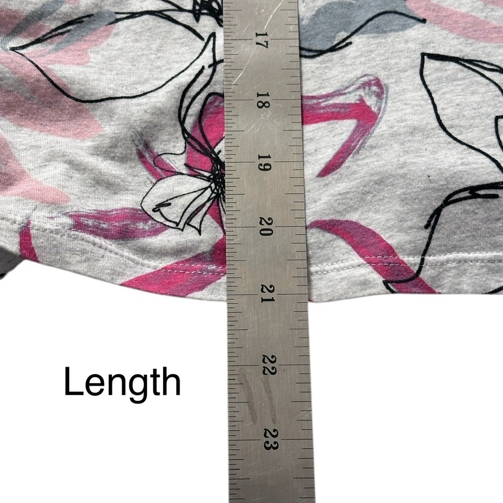 Calvin Klein Performance Floral Hoodie Women’s Large W Logo Athleisure Pullover - Picture 12 of 15
